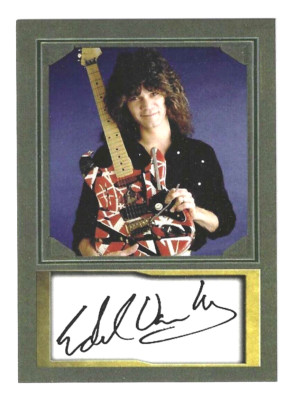 EDDIE VAN HALEN - ACEO D. GORDON PROMO TRADING CARD - MINT CONDITION