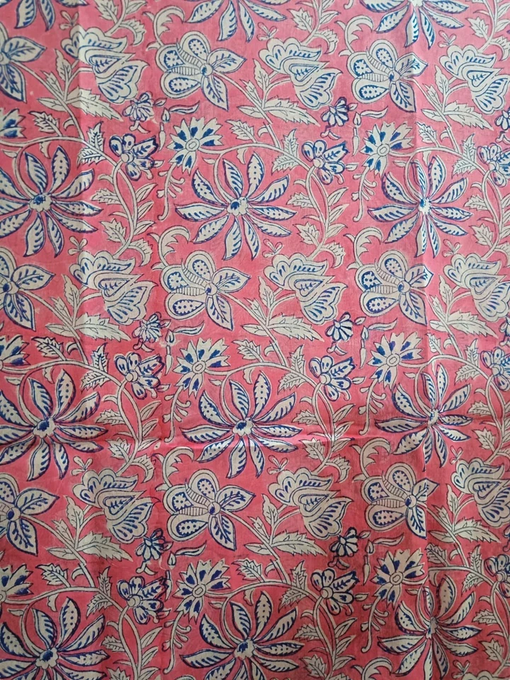 Pareo indio algodón bloque a mano estampado floral mujer envoltura larga bufanda pareo Foto 4 de 4