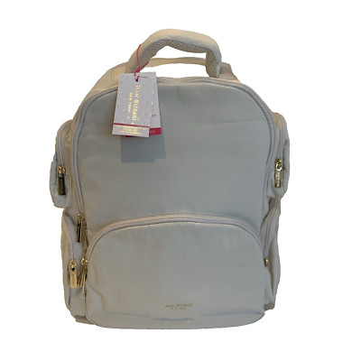 New Isaac Mizrahi Viral TikTok Backpack Baby Travel Laptop Bag CreamMulti Pocket