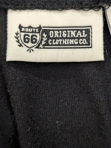 Vintage Route 66 Black Top With High Waist Tie To Back  Lace Bell Sleeve Size L - Bild 5 von 10