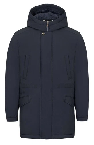 Kired By Kiton Mens Tiko Parka Jacket Large Navy IT 52 - NWT $1695 - product listing photo