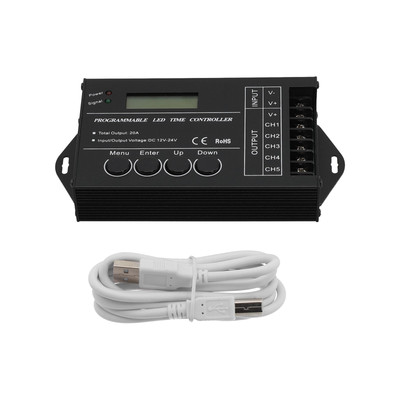 Advanced Programmable Controller for RGB LED Display 5 Channel DC1224V