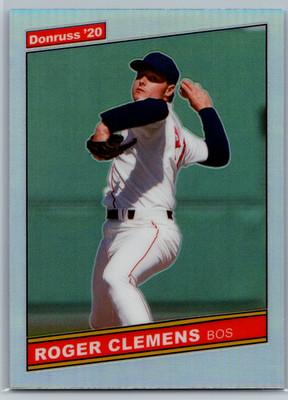 Roger Clemens 2020 Panini Donruss Optic Retro 1986 Holo R86-11 Boston Red Sox