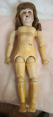 Antique German Heinrich  Handwerck Dep 109- 12 Bisque Head 24  Doll