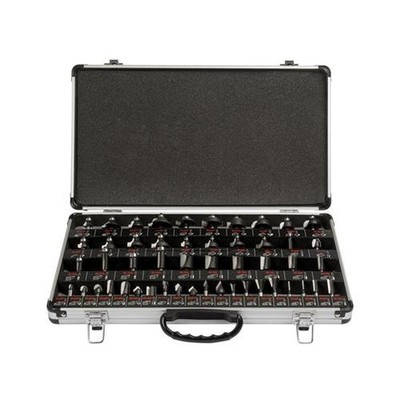 Trend 1/4in TCT Router Bit Starter Set, 50 Piece TRESET50PC14