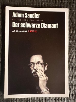 Der schwarze Diamant - Uncut Gems (Adam Sandler) | 2020 | Cinema Filmplakatkarte