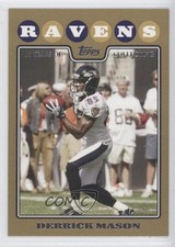 2008 Topps Gold Border 1622/2008 Derrick Mason #115 0a7