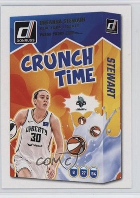 2025 Panini Donruss WNBA Crunch Time Press Proof Breanna Stewart #3 1ik7