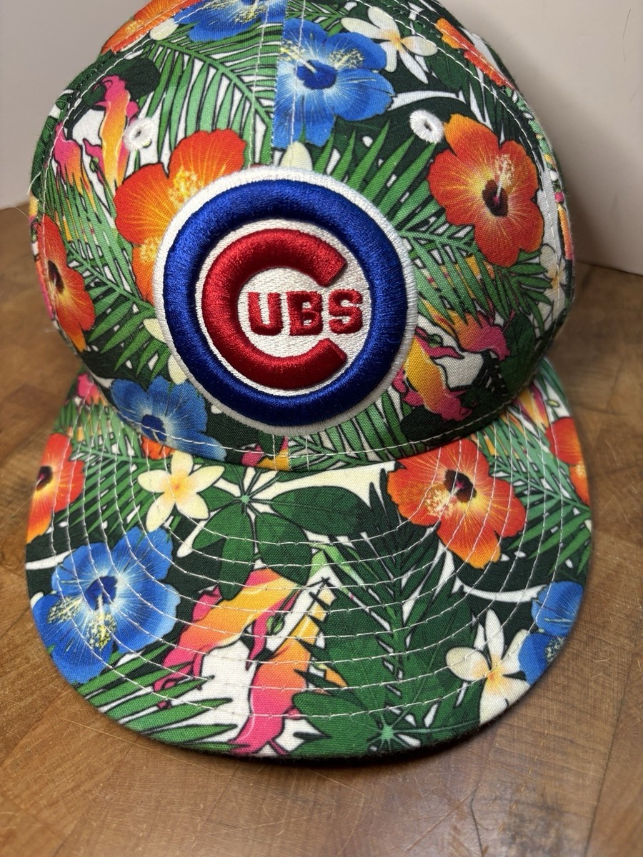 New Era 9fifty CHICAGO CUBS Baseball Hat OS Snapback TROPICAL