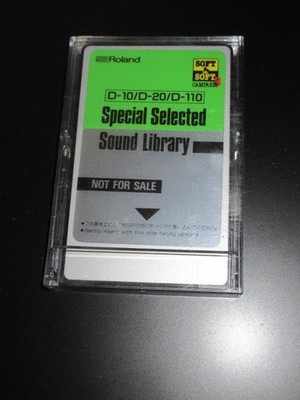 Roland D-10/D-20/D-110 Special Selected Sound Library Memory Card