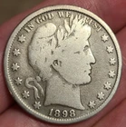1898-P Barber Half Dollar