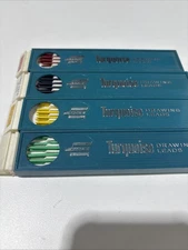 Vintage Lot Eagle Turquoise Drawing Leads. 1pk each; Blue, Yellow, Green, Red.