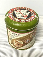 Vintage Heinz Co Collectors Tin 1993 Green Pickle Advertisement Reproduction