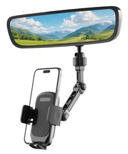 Rear View Mirror Holder, Premium Aluminum Alloy Mount with Multi-Angle Adjust...