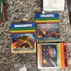 Imagic Dragonfire, Atlantis, Star Voyager Intellivision Atari Manual Included