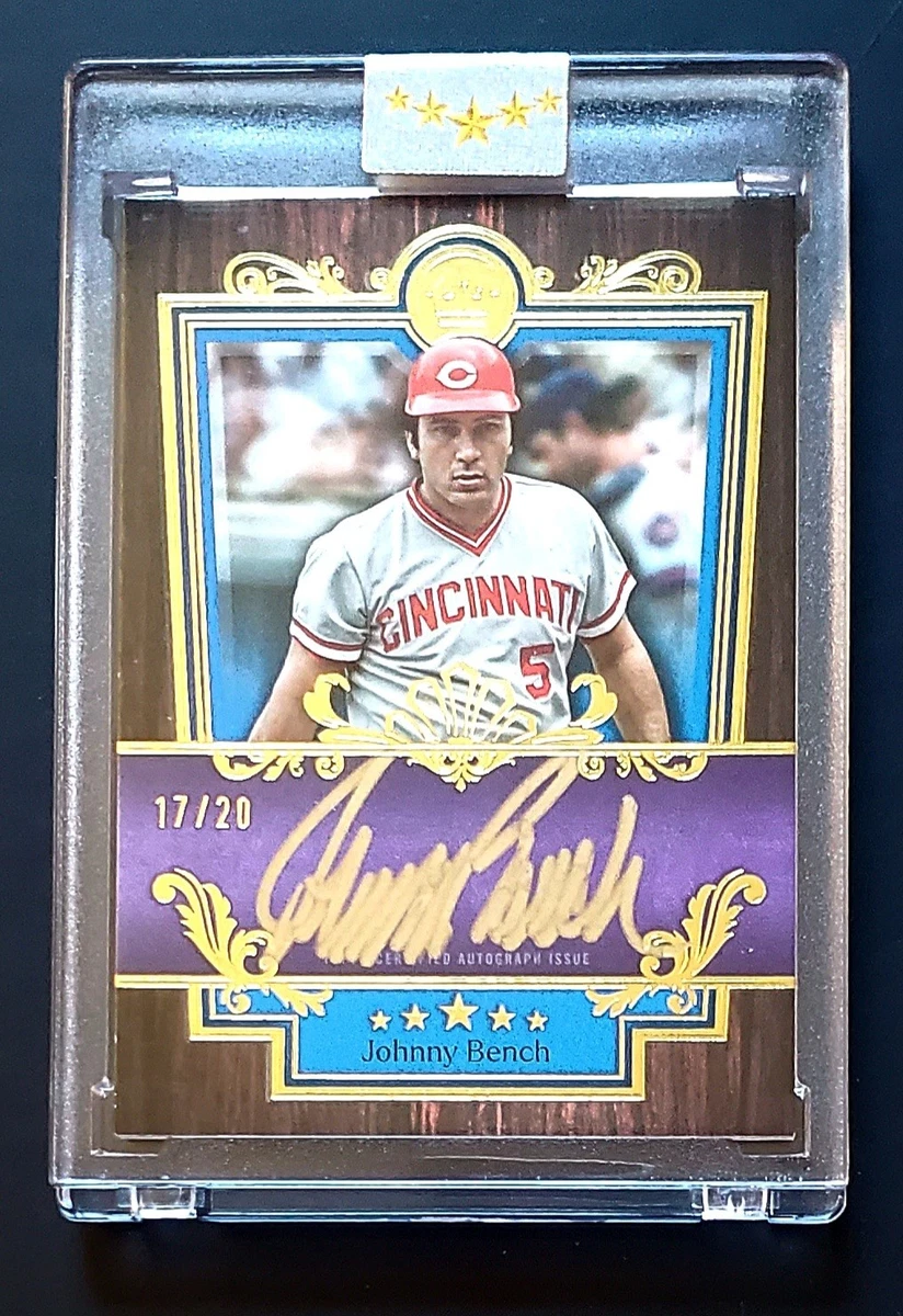 Johnny Bench Autographed Baseball Cards for sale | eBay