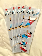 5 Mrs Grossmans Skateboarding Stickers Sports Olympics Trick Half Pipe Ramp