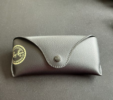 Ray-Ban Unisex Black Semi-Hard Snap Case for Glasses/Sunglasses w/ Cloth