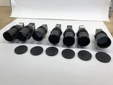 Pentax Cosmicar Lot of 6 tv zoom lens 8-48mm 1:1.0