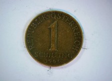 Austria 1960 1 Schilling Austria 1 Schilling (Edelweiss type) Coin