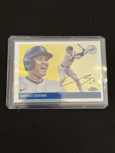 2025 Topps Chrome Platinum Anniversary Shohei Ohtani #17 Image Variation SSP MVP