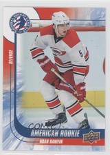 2015 National Hockey Card Day American Rookies Noah Hanifin #USA8 Rookie RC 0e3. rookie card picture