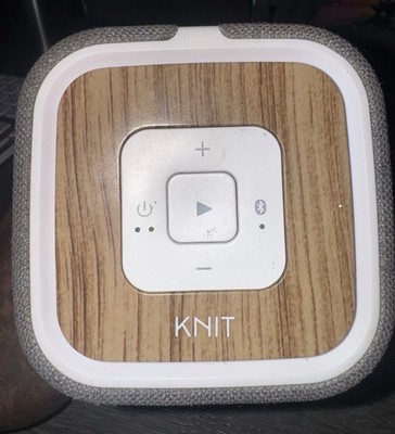 Knit Audio Otto Bluetooth Speaker 10W Stereo Sound Fabric Wood Gray