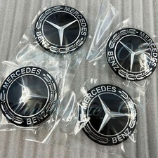 4x 65mm Nabendeckel Nabenkappen Felgendeckel Aufkleber Für Mercedes Benz MB A E