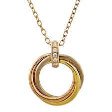CARTIER Necklace K18 Pink Gold K18 yellow gol...