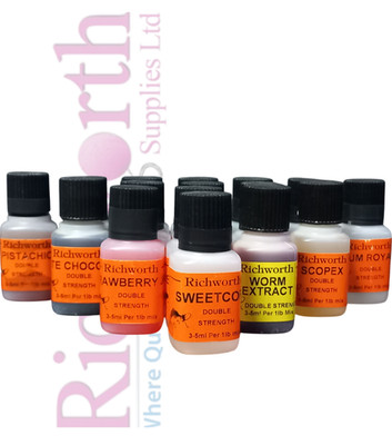 Richworth Black Top Carp Bait Flavours ( Double Strength ) Original 50 ml new