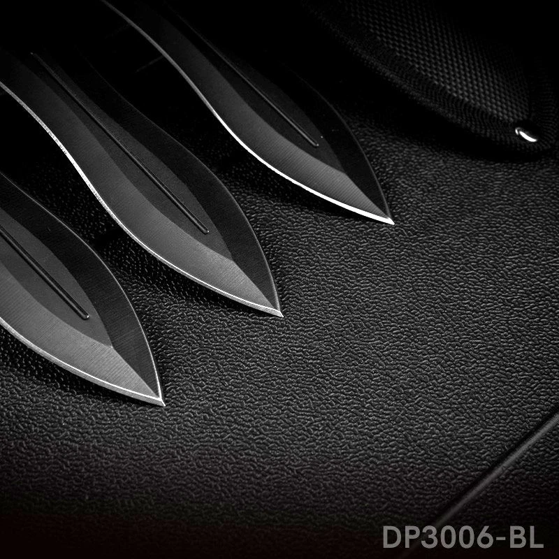 Juego de cuchillos de lanzamiento de acero inoxidable de 8" DISPATCH 3 piezas con funda - Kunai equilibrado Foto 4 de 4