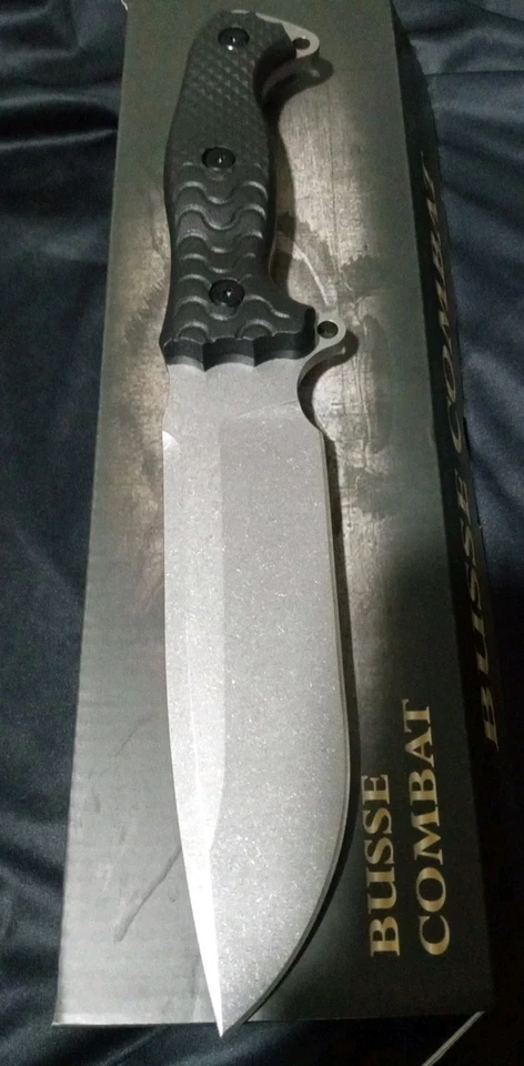 Фиксированное лезвие боевой нож черный G-10 ручки DC53 лезвие бритвы острый новый в коробке - Изображение 3 из 4