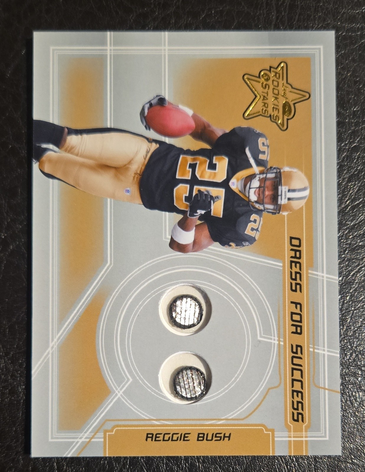 Reggie Bush Leaf Rookies & Stars Dress for Success #DS6 Face Mask