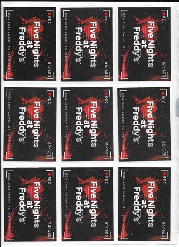 Just Toys 2016 - Five Nights At Freddy's - Juego base de 100 cartas casi nuevo - Imagen 2 de 2