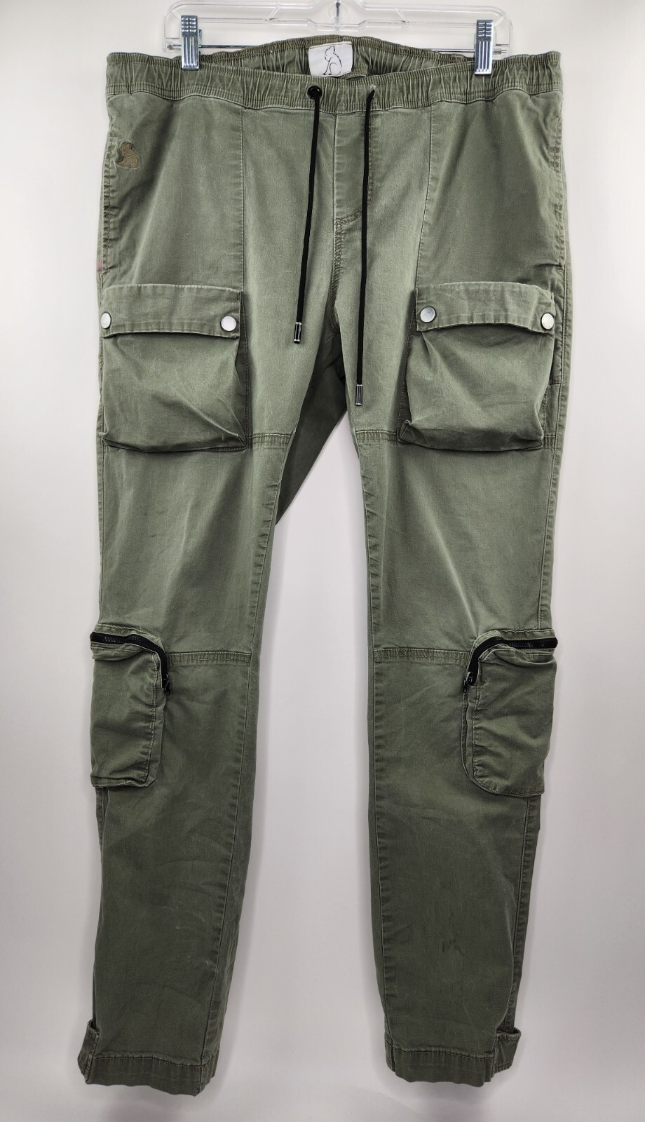 Kuwalla Tee Cargo Pants Men's Size L / XL Color Olive Stretch eBay