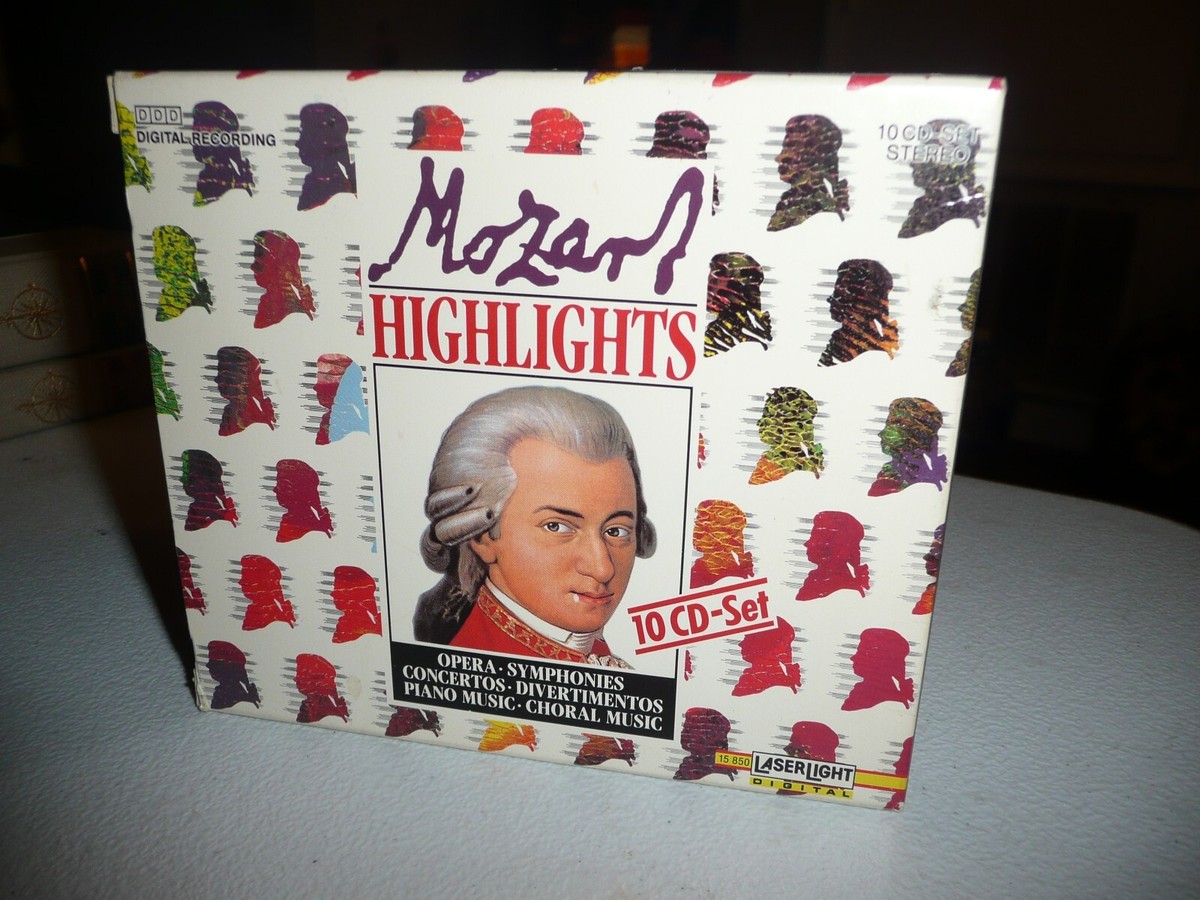 Mozart Highlights 10 CD Box Set Symphonies Violin Piano Mozart Highlights 10 CD Box Set Symphonies Violin Piano