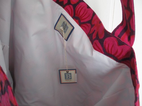 Bell by Alicia Bell Carry All Tote Bag Beach Cotton NWT - Picture 10 of 13