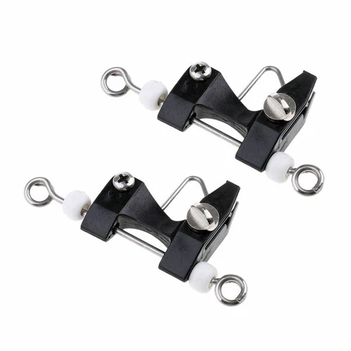4 BLACK OUTRIGGER RELEASE CLIPS TACO TROLLING DOWNRIGGER, KITE FISHING 2 SETS
