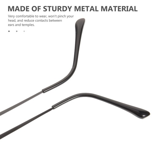 2 Pcs Glasses Accessories Replacement Legs Metal Eyeglasses Arms Parts - Picture 12 of 12