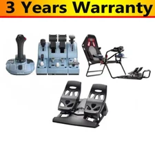 TCA Captain Pack X Flight Simulator Airbus Edition with Flight Rudder Pedal