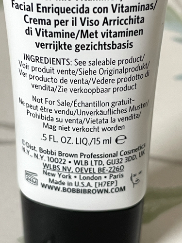 Bobbi Brown Vitamin Enriched Face Base Oil Free Priming Moisturiser 15ml - Picture 5 of 5