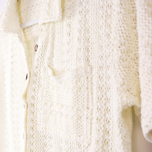 Free People FP Beach Wave Maker Romper Gardenia White Small Woven Crochet Knit - Picture 7 of 10