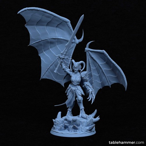 Nyssara la Maldita - Reina Demonio de las Sombras (Base de 60 mm) - Imagen 3 de 16