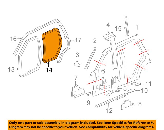 GM OEM Pillars, Rocker FloorSurround Weatherstrip Seal 19168173 eBay