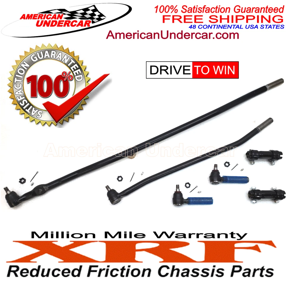 XRF Ford F350 Tie Rod Drag Link Sleeve Kit fits 4x4 1988 - 1997 - Image 2 of 4