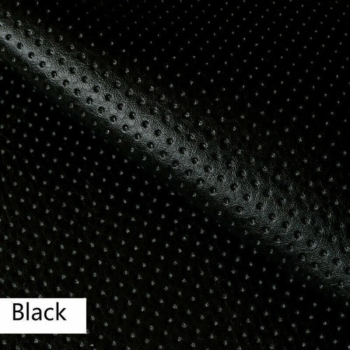 Vinyl Faux Leather Fabric Perforated Sponge Quilted Car Upholstery Material - Picture 20 of 21