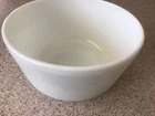 Vintage Pyrex Hamilton Beach Large Mixing Bowl Ribbed Milk Glass Racine