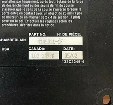 Liftmaster Chamberlain 41A5021-1E Circuit Board Red Learn Button BOARD ONLY!