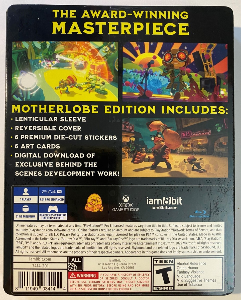 Psychonauts 2: Motherlobe Edition (Sony PlayStation 4, 2021