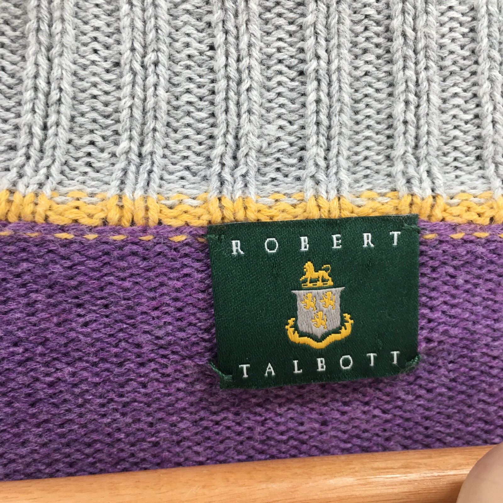 Robert Talbott Sweatshirt Womens Medium Quarter Z… - image 13